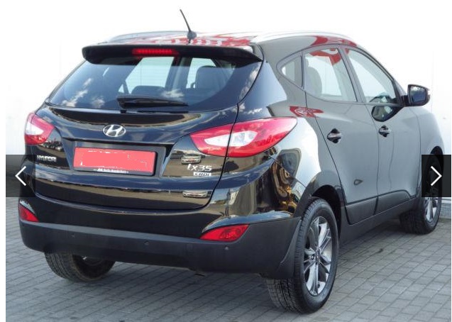 Left hand drive HYUNDAI IX 35 1.7CRDi 2WD Style